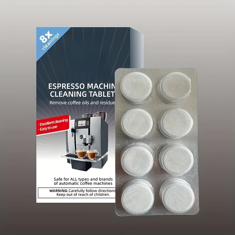 Coffee Equipment Cleaner - Reinigungstabletten für Espressomaschinen, Entkalkung, Rückspülung, Ölentferner,