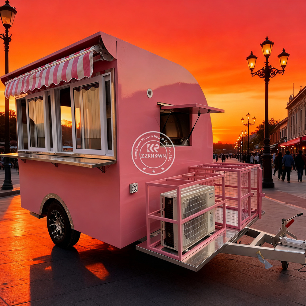 Coffee Equipment Manufacturers - Outdoor Food Kiosk Food Trailer Kaffeewagen