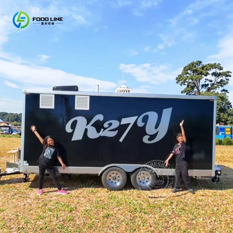 Mobile Coffee Van Equipment - Neuer mobiler Kaffeeanhänger, Imbisswagen und Imbissanhänger,