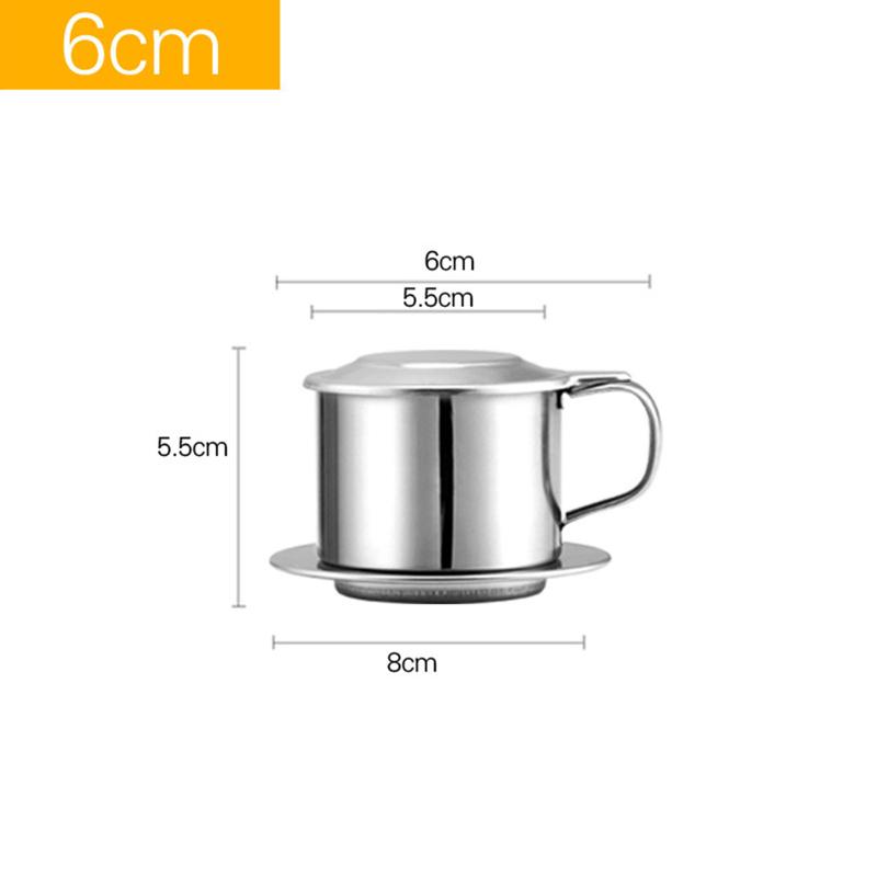 Coffee Equipment Distributor - C Edelstahl-Kaffeefilter-Infusionsbecher Vietnamesischer Kaffeefilter-Topf Tragbarer Kaffeetropfsieb