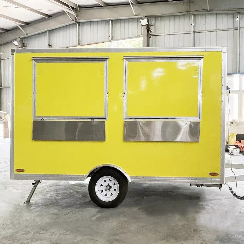 Mobile Coffee Van Equipment - CE-Zertifizierter Voll Ausgestatteter Mobiler Fast-Food-Wagen Kaffee-Verkaufsanhänger