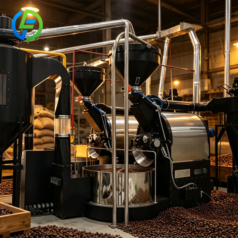 Coffee Equipment Manufacturers - Industrielle Kaffeeröst- und Mahlanlage Kaffeepulver-Herstellungsausrüstung Maßgefertigt