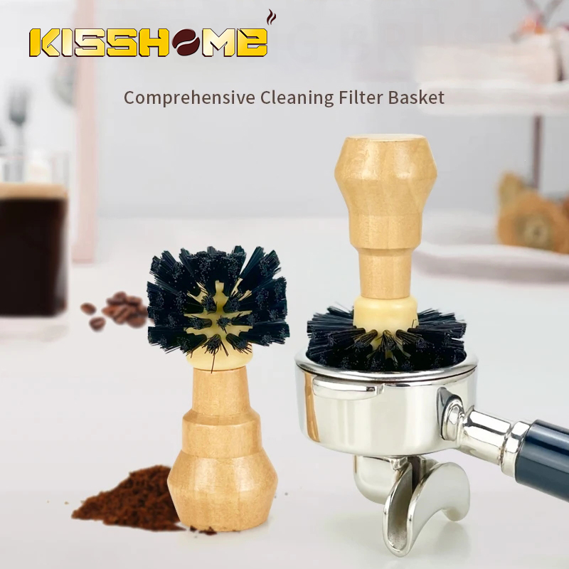Coffee Equipment Cleaner - Kaffee bürsten reiniger Massivholz Sieb träger