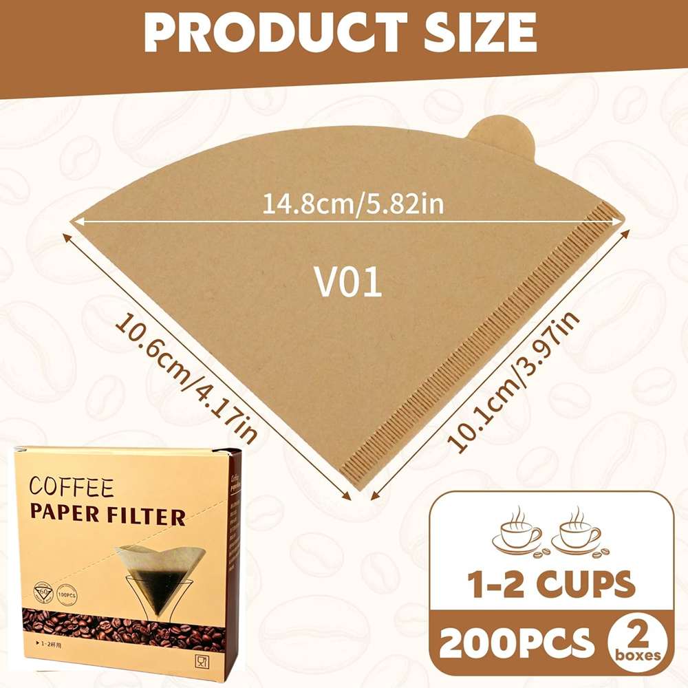Kaffeefilter 200 Stück Konisch – Coffee Equipment Distributor Bewertung und Preis