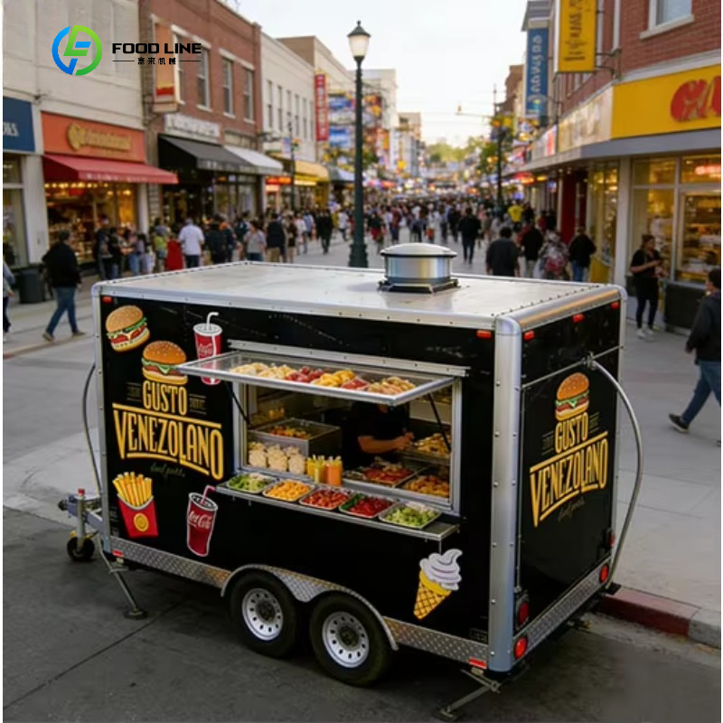 Quadratischer Imbisswagen für  – Mobile Coffee Van Equipment Bewertung und Preis