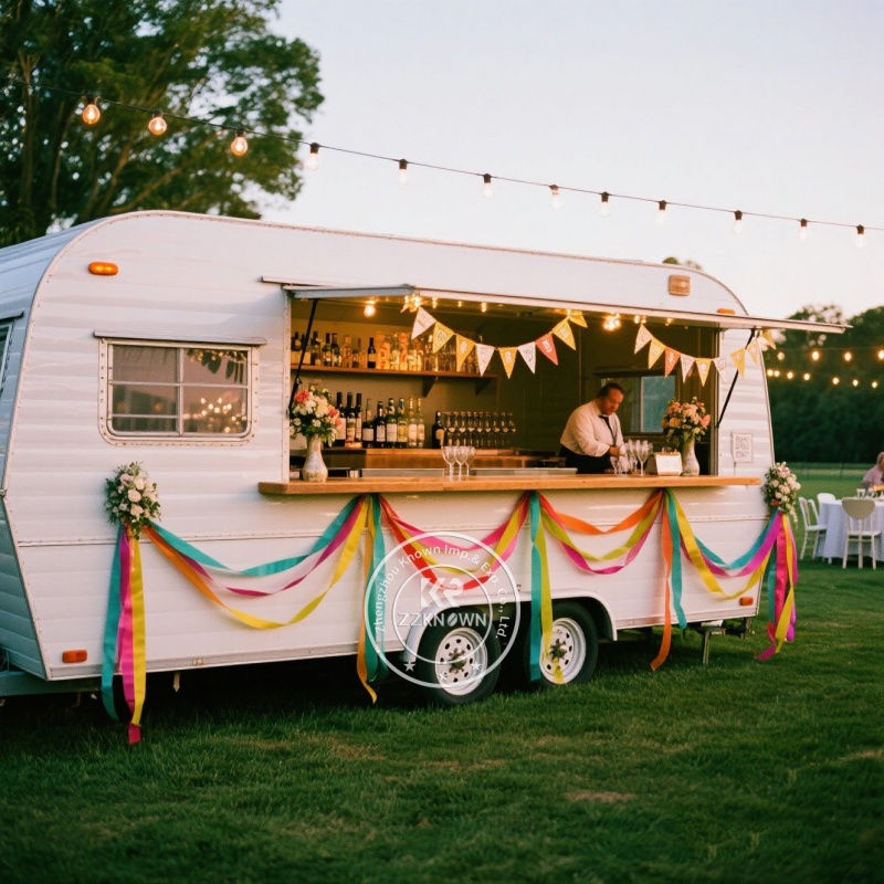 Kommerzieller Standard-Food-Tr – Mobile Coffee Van Equipment Bewertung und Preis